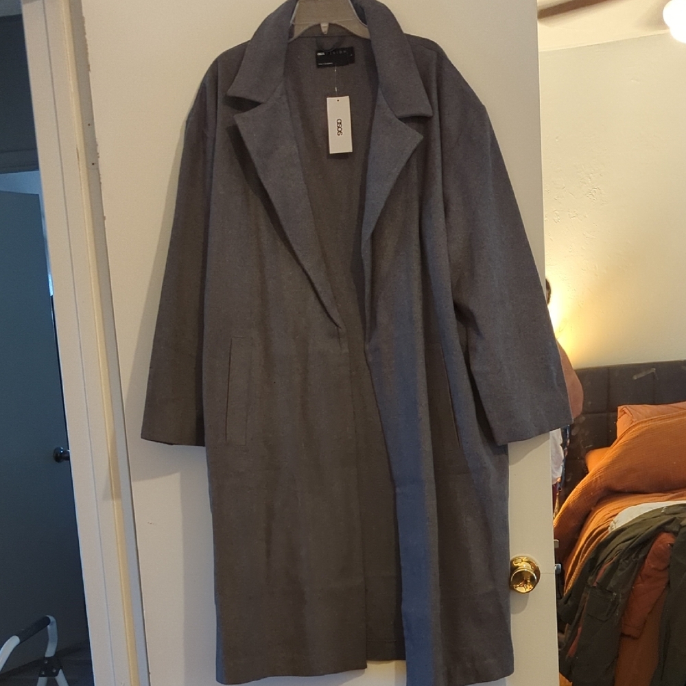 ASOS Charcoal Trench Coat